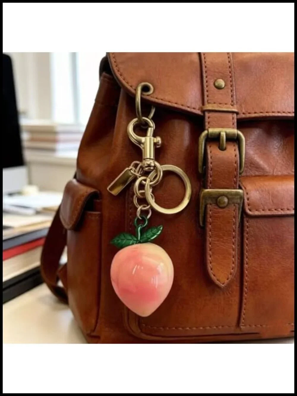 Bag Charms for Women Purse Charm Keychain Metal Resin Durable Glamour